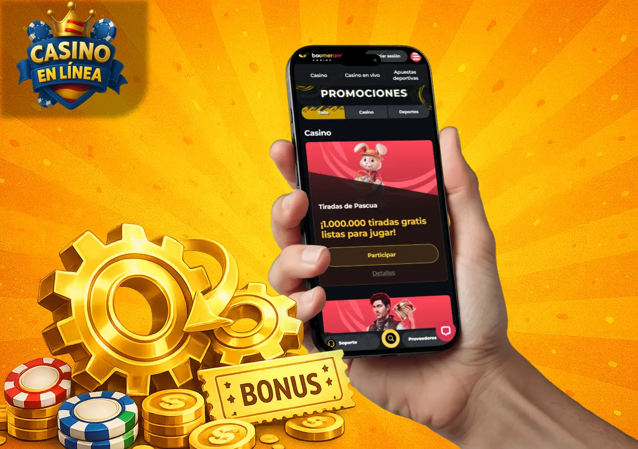 Cómo funcionan los bonos de casino online con promociones en móvil y engranajes